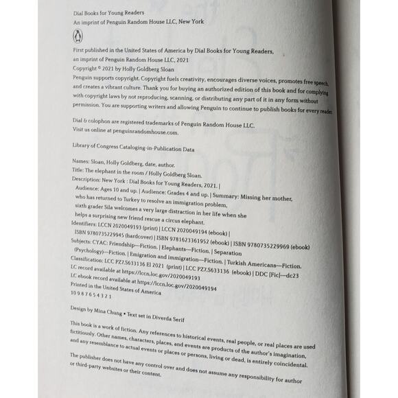 The Elephant in the Room by Holly Goldberg Sloan Hardcover - Picture 8 of 11